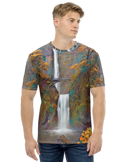 Multnomah Falls - Digital Art - Men's t-shirt