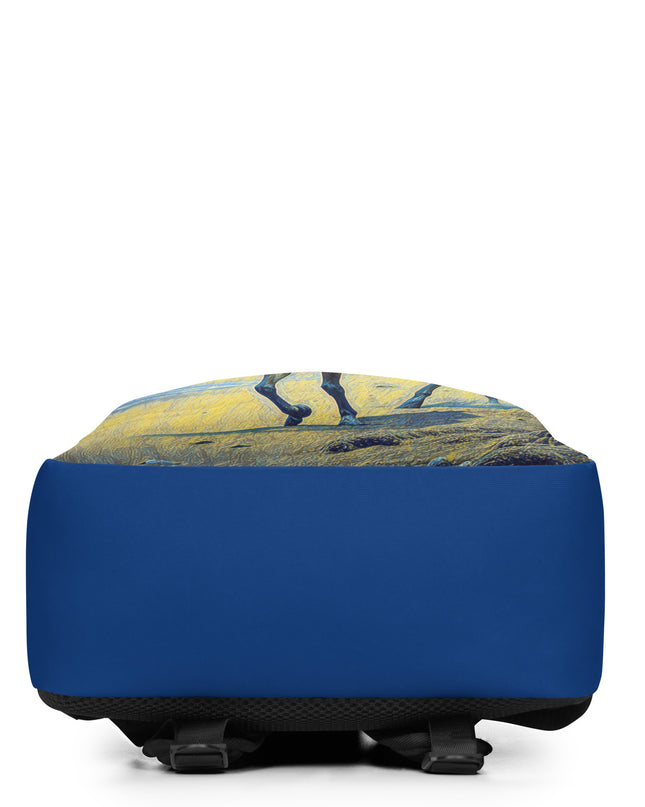 Elk on the Beach - Digital Art - Minimalist Backpack