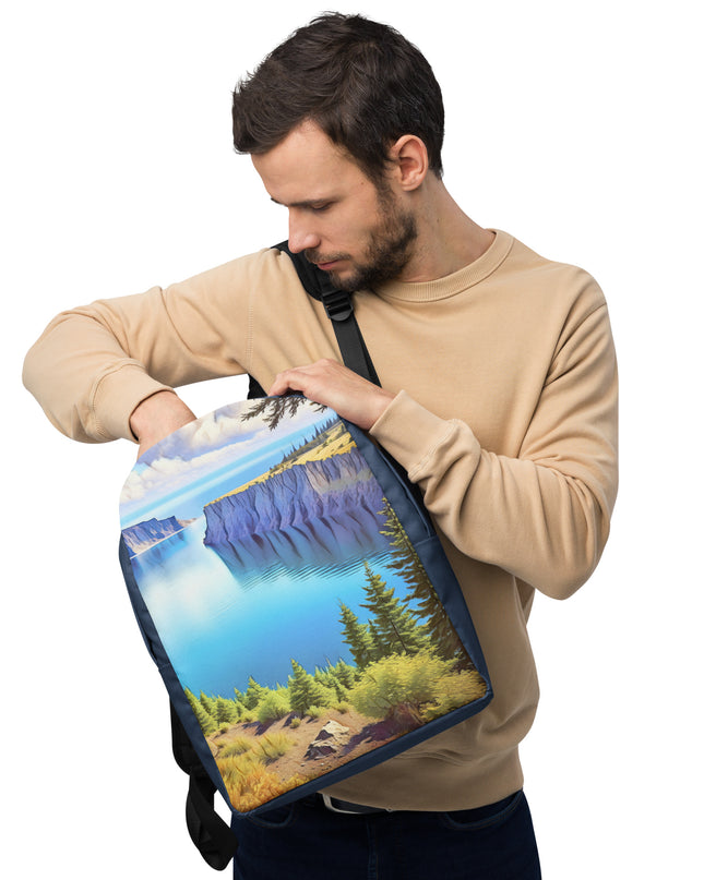 Oregon Calling - Digital Art - Minimalist Backpack