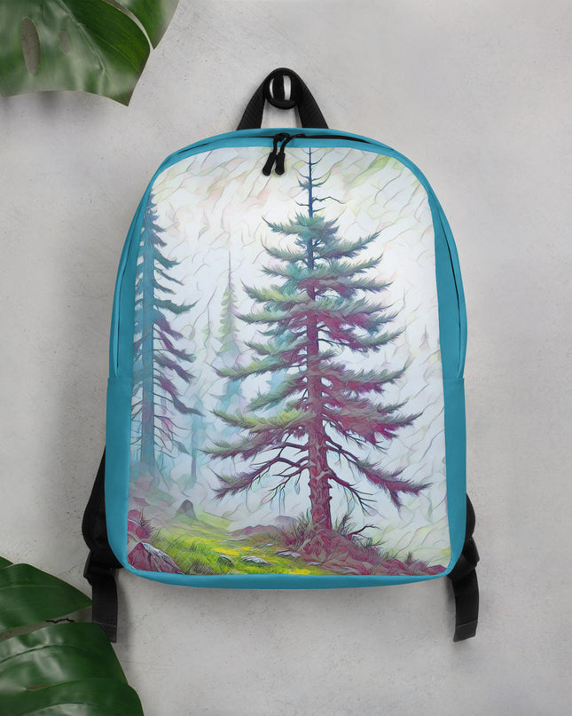 into the Oregon Woods - Digital Art - Minimalist Backpack
