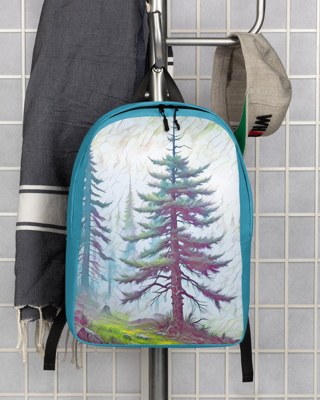 into the Oregon Woods - Digital Art - Minimalist Backpack