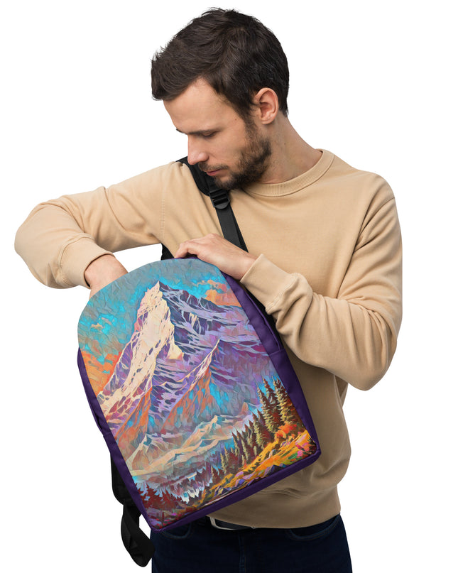 PACIFIC NW - DIGITAL ART - Minimalist Backpack