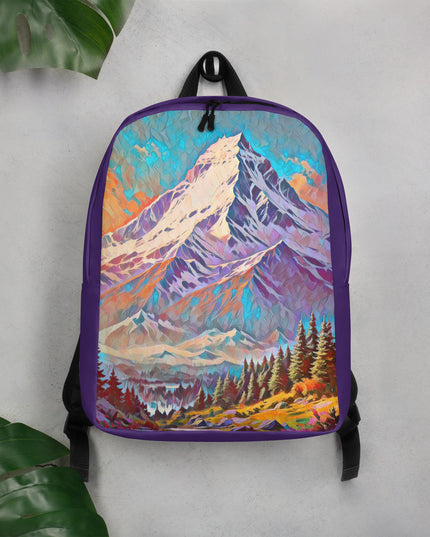 PACIFIC NW - DIGITAL ART - Minimalist Backpack