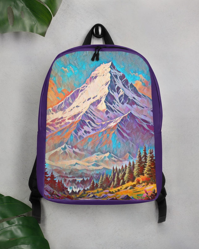 PACIFIC NW - DIGITAL ART - Minimalist Backpack