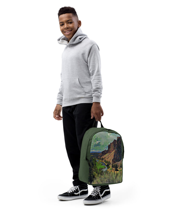 Smith Rock - Digital Art - Minimalist Backpack