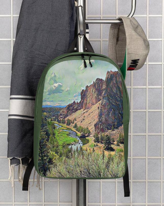Smith Rock - Digital Art - Minimalist Backpack