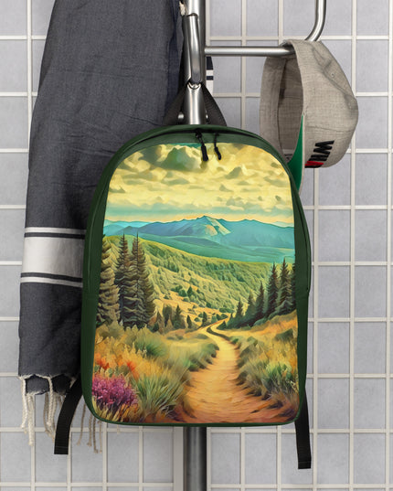 Hiking Oregon - Digital Art - Minimalist Backpack