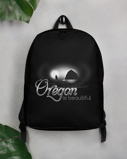 Oregon is Beautiful - Haystack Rock - Minimalist Backpack