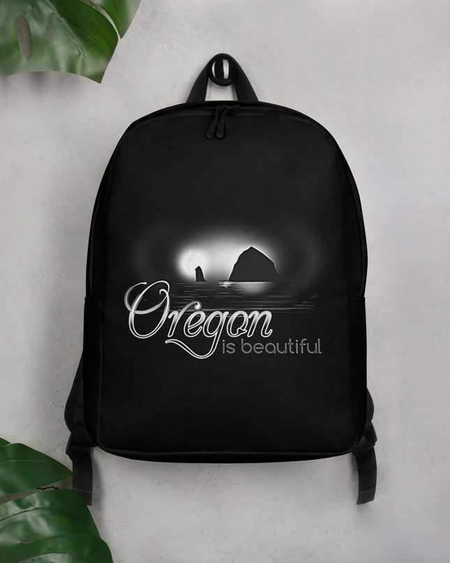 Oregon is Beautiful - Haystack Rock - Minimalist Backpack