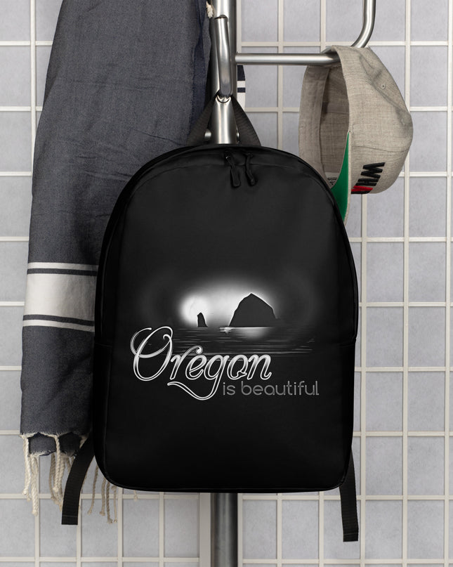 Oregon is Beautiful - Haystack Rock - Minimalist Backpack