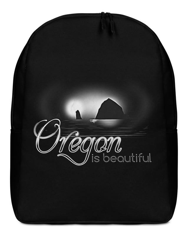 Oregon is Beautiful - Haystack Rock - Minimalist Backpack