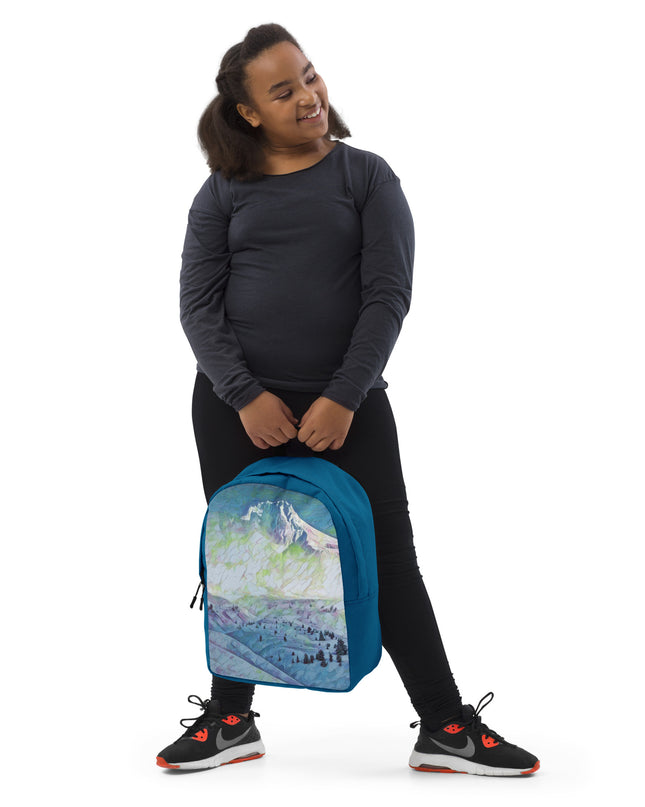 Mount Hood - Digital Art -  Minimalist Backpack