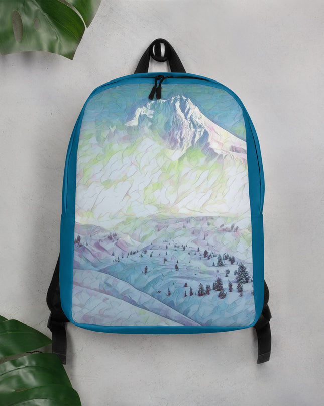 Mount Hood - Digital Art -  Minimalist Backpack
