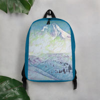 Thumbnail for Mount Hood - Digital Art -  Minimalist Backpack