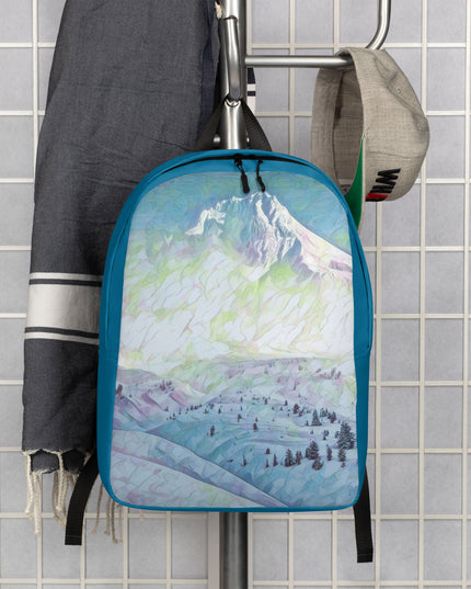 Mount Hood - Digital Art -  Minimalist Backpack