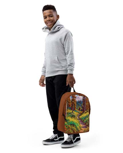 Autumn in Oregon - Digital Art - Minimalist Backpack