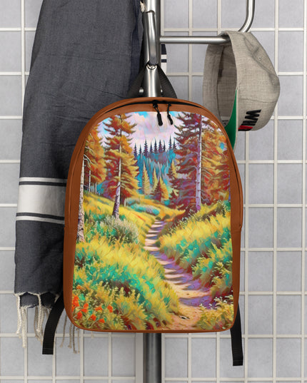 Autumn in Oregon - Digital Art - Minimalist Backpack