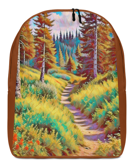 Autumn in Oregon - Digital Art - Minimalist Backpack