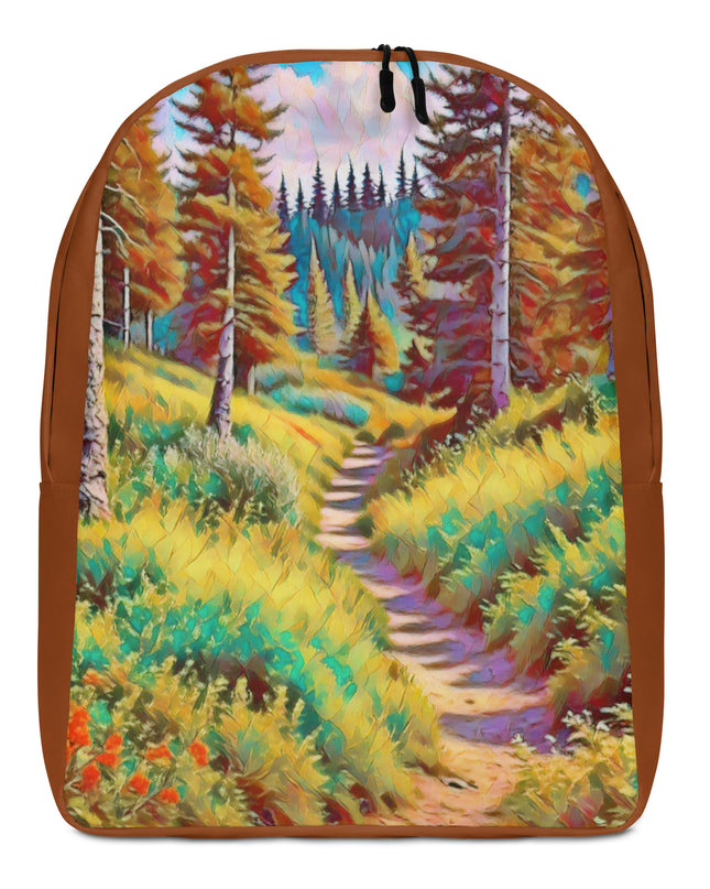 Autumn in Oregon - Digital Art - Minimalist Backpack