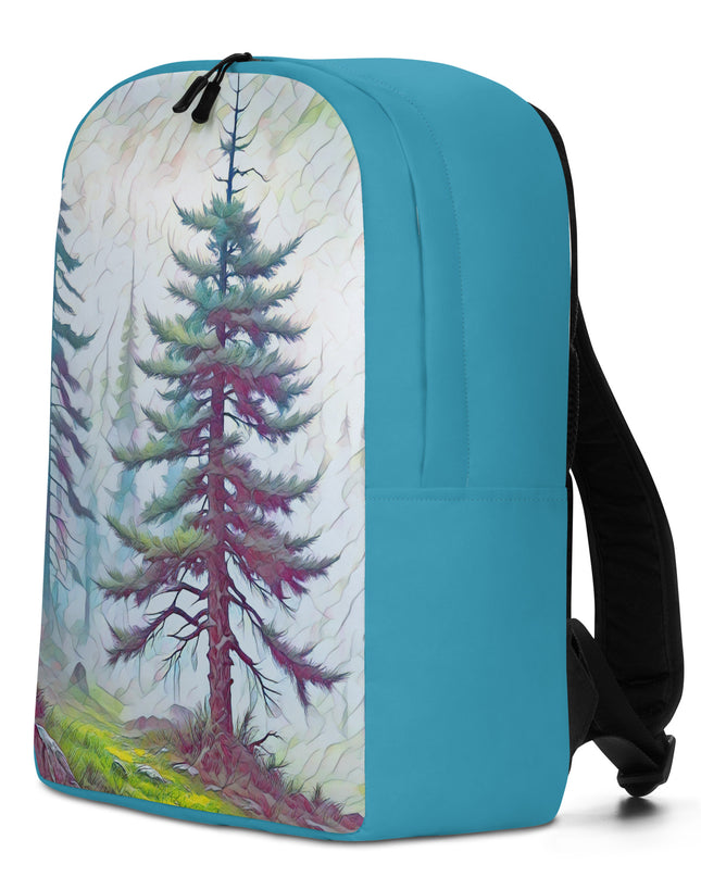 into the Oregon Woods - Digital Art - Minimalist Backpack