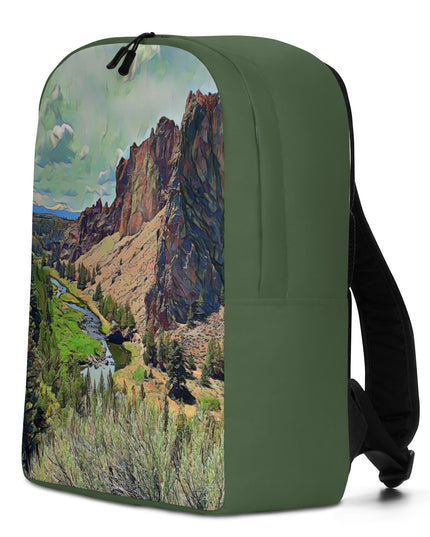 Smith Rock - Digital Art - Minimalist Backpack