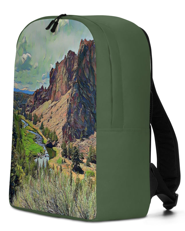 Smith Rock - Digital Art - Minimalist Backpack