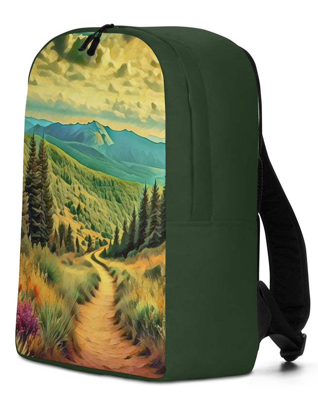 Hiking Oregon - Digital Art - Minimalist Backpack