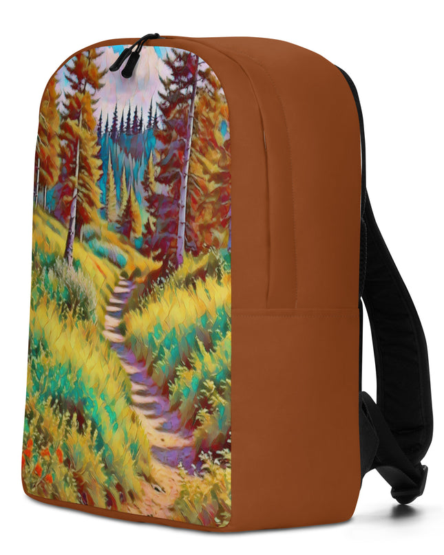 Autumn in Oregon - Digital Art - Minimalist Backpack