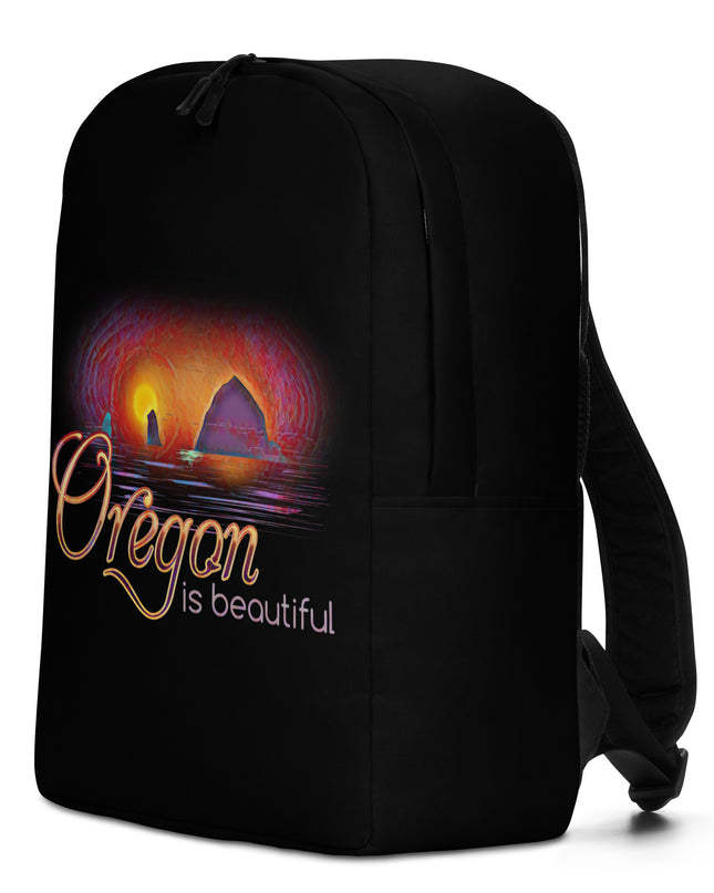 Oregon is Beautiful - Haystack Rock/2 - Minimalist Backpack