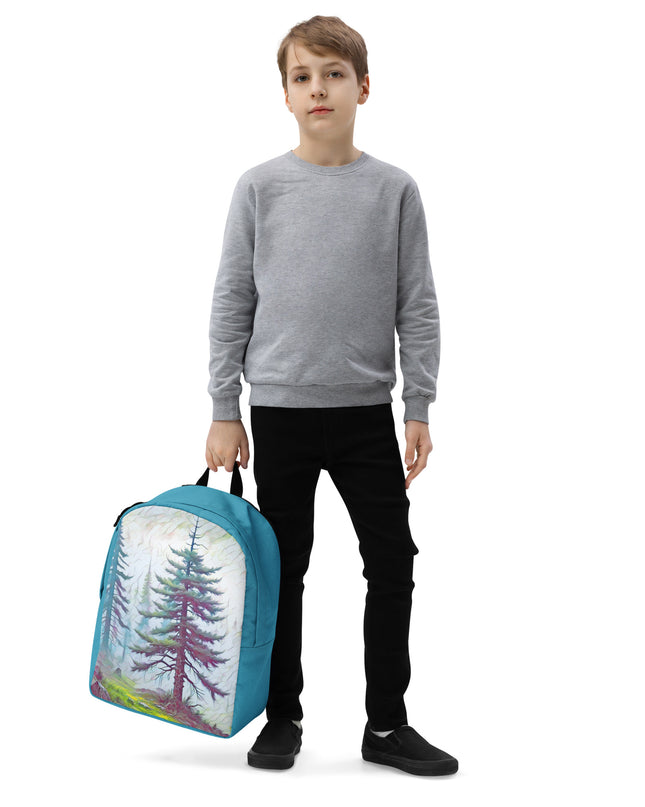 into the Oregon Woods - Digital Art - Minimalist Backpack