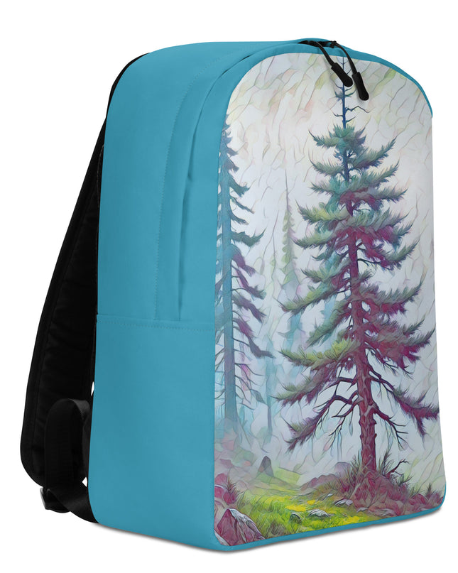 into the Oregon Woods - Digital Art - Minimalist Backpack