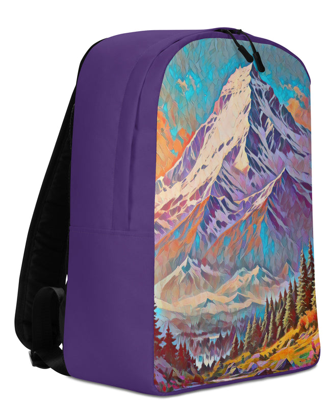 PACIFIC NW - DIGITAL ART - Minimalist Backpack
