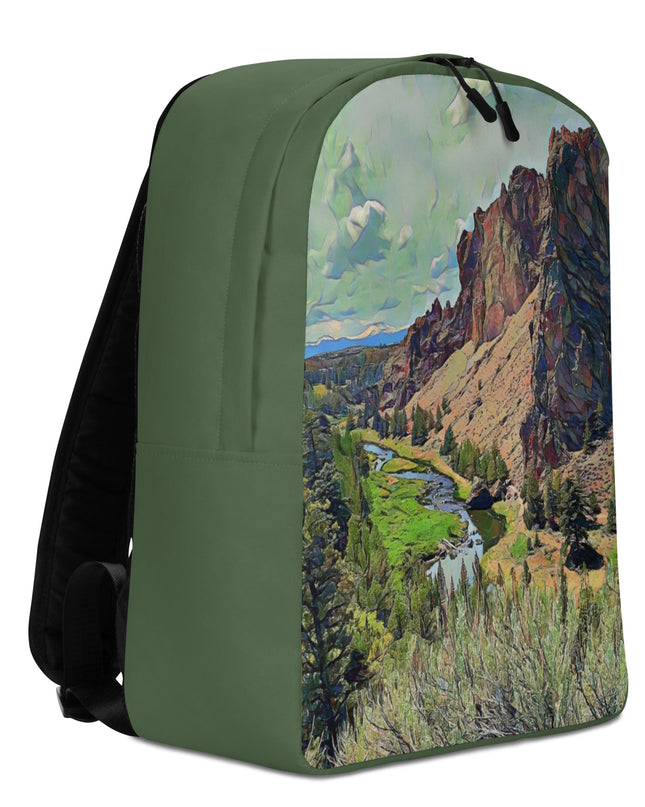 Smith Rock - Digital Art - Minimalist Backpack