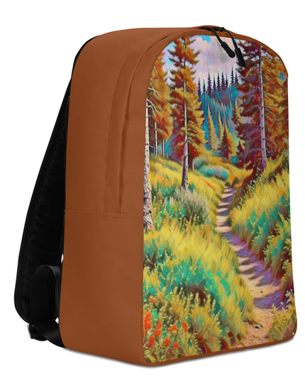 Autumn in Oregon - Digital Art - Minimalist Backpack