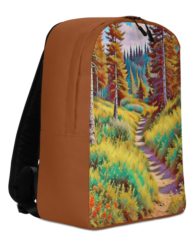 Autumn in Oregon - Digital Art - Minimalist Backpack