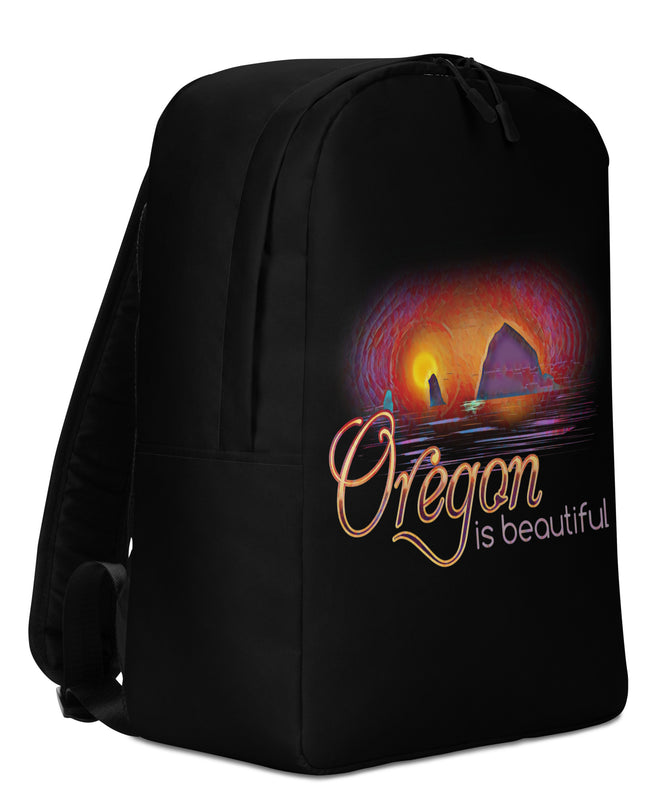 Oregon is Beautiful - Haystack Rock/2 - Minimalist Backpack