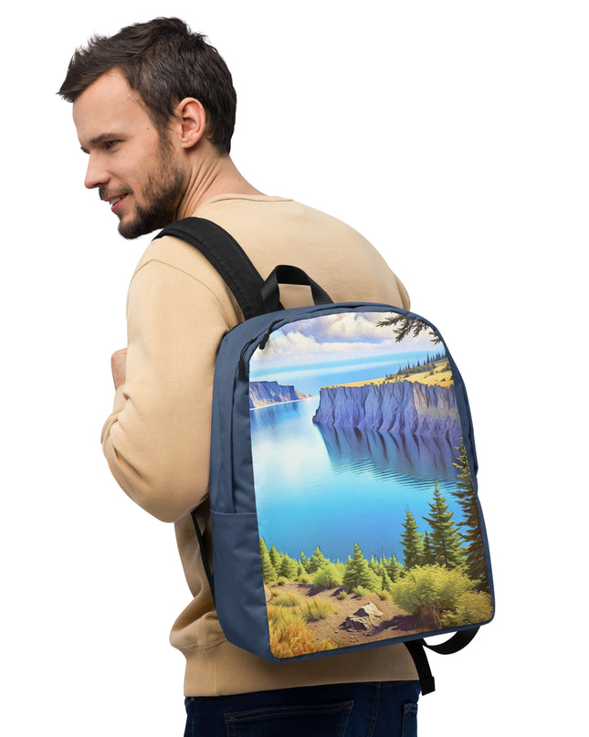 Oregon Calling - Digital Art - Minimalist Backpack
