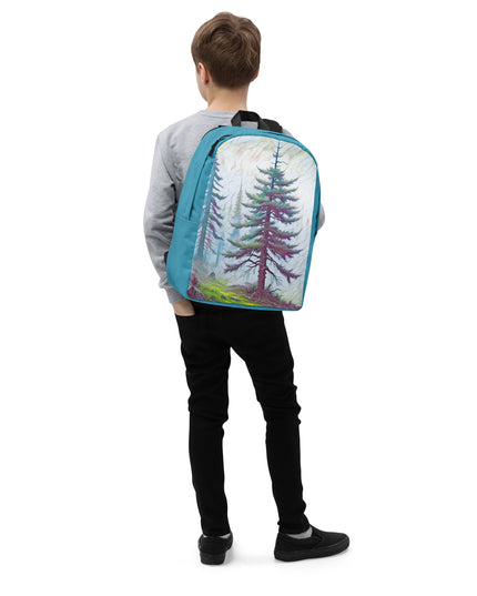 into the Oregon Woods - Digital Art - Minimalist Backpack