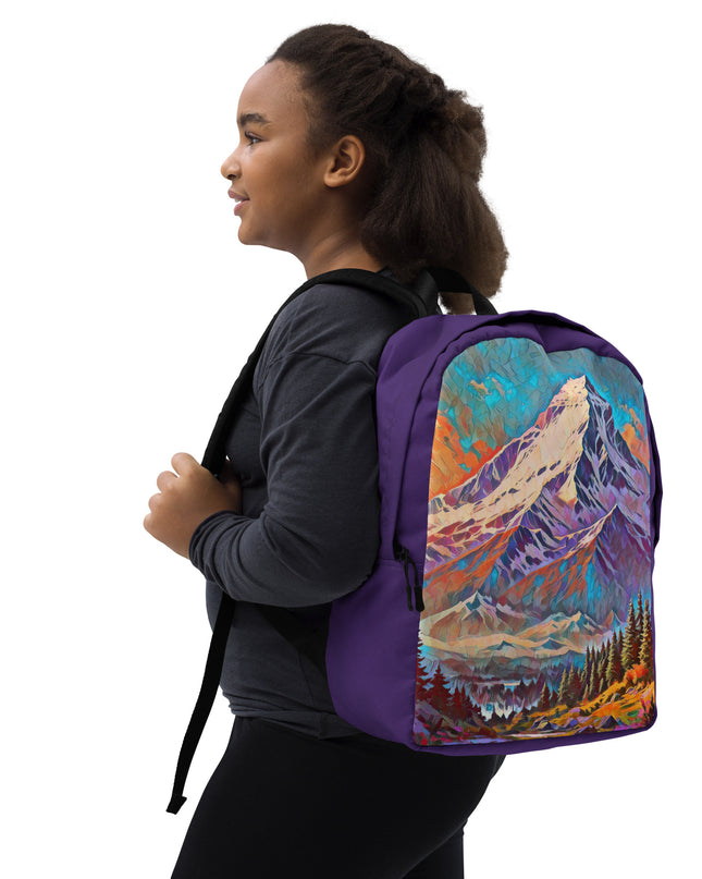 PACIFIC NW - DIGITAL ART - Minimalist Backpack