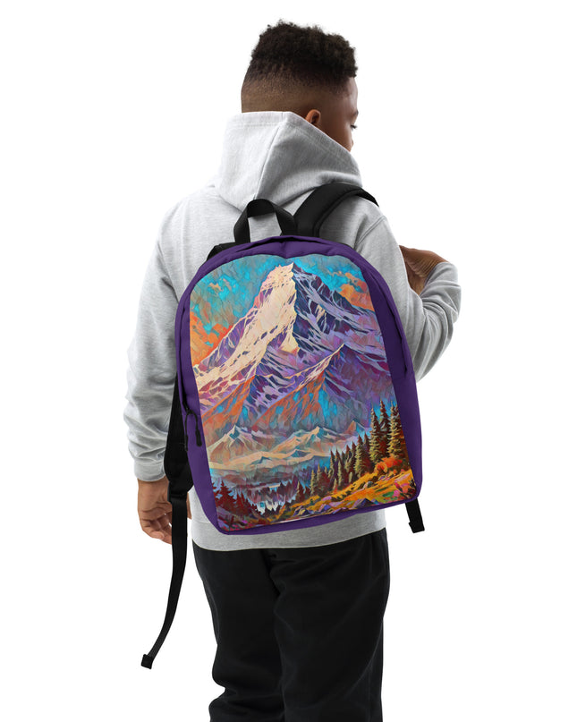 PACIFIC NW - DIGITAL ART - Minimalist Backpack