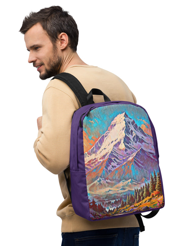 PACIFIC NW - DIGITAL ART - Minimalist Backpack