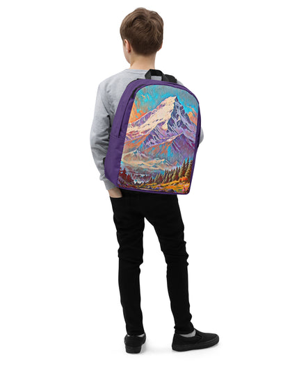 PACIFIC NW - DIGITAL ART - Minimalist Backpack