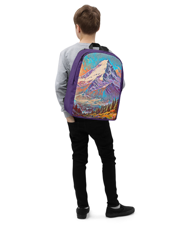PACIFIC NW - DIGITAL ART - Minimalist Backpack