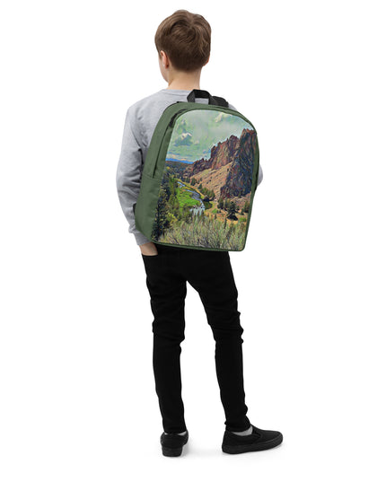 Smith Rock - Digital Art - Minimalist Backpack