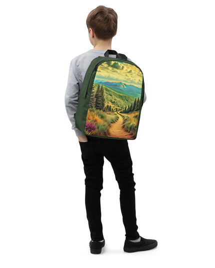 Hiking Oregon - Digital Art - Minimalist Backpack