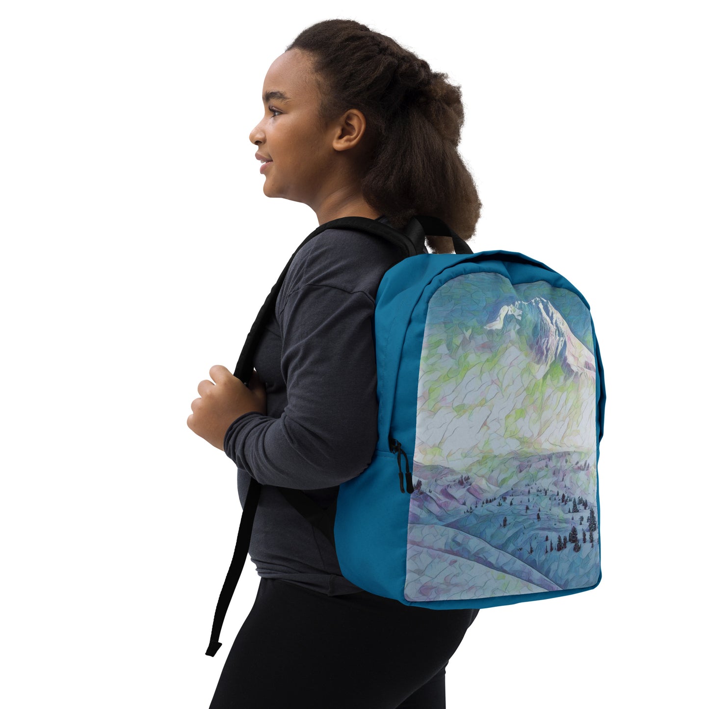 Mount Hood - Digital Art -  Minimalist Backpack