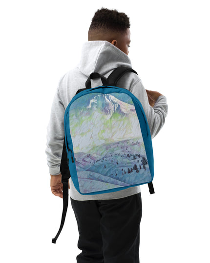 Mount Hood - Digital Art -  Minimalist Backpack