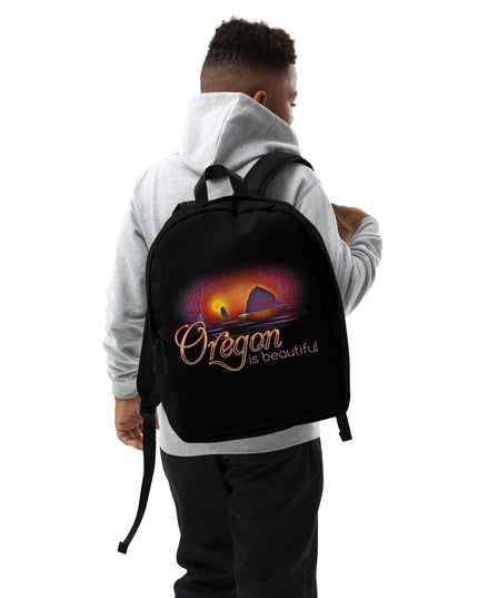 Oregon is Beautiful - Haystack Rock/2 - Minimalist Backpack