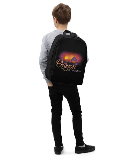 Oregon is Beautiful - Haystack Rock/2 - Minimalist Backpack