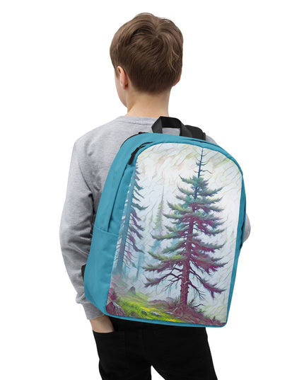 into the Oregon Woods - Digital Art - Minimalist Backpack